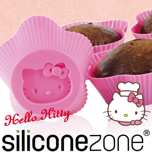 【Siliconezone】施理康Hello Kitty杯子蛋糕模-粉色