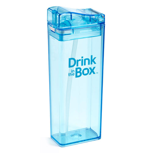 【Drink in the box】Tritan兒童運動吸管杯(大)-果凍藍