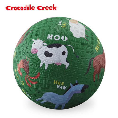【美國Crocodile Creek】7吋兒童運動遊戲球-動物農莊