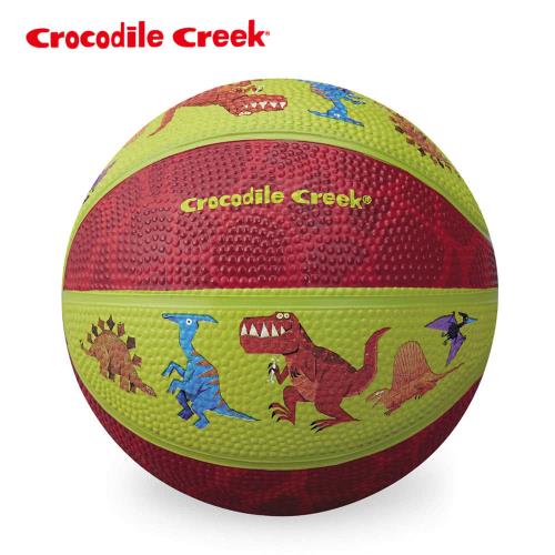 【美國Crocodile Creek】5.5吋兒童運動遊戲籃球-恐龍世界