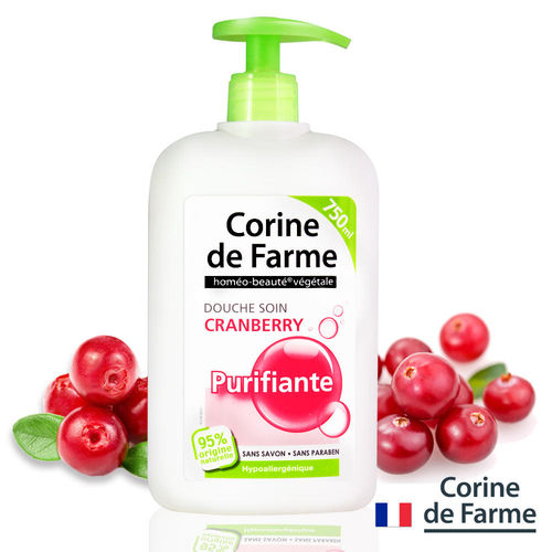法國黎之芙蔓越莓淨白柔潤沐浴乳750ML