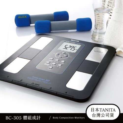 日本TANITA 時尚超薄體組成計(體脂計)BC305BK(日本製)