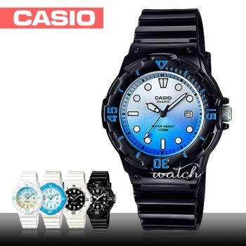 【CASIO 卡西歐】潛水風格-學生/青少年指標錶 鏡面3.4公分(LRW-200H-2E)