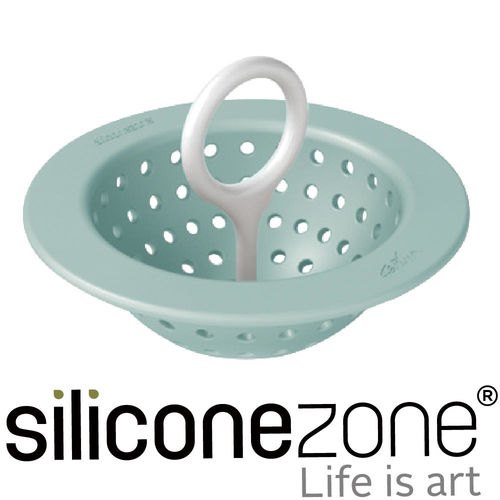 【Siliconezone】施理康Karim系列矽膠流理台排水口廚餘網-藍色
