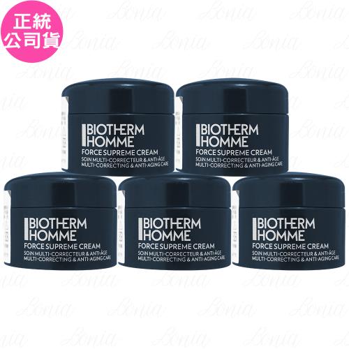 BIOTHERM 碧兒泉 男仕超進化極量緊膚凝霜(5ml)*5
