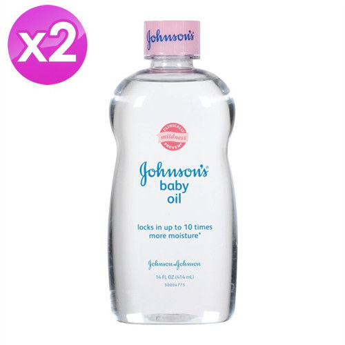 【美國 Johnson’s】baby嬰兒油 (14oz/414ml) 2入組