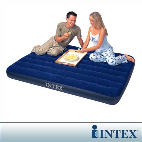 INTEX 雙人植絨充氣床墊 寬137cm 68758