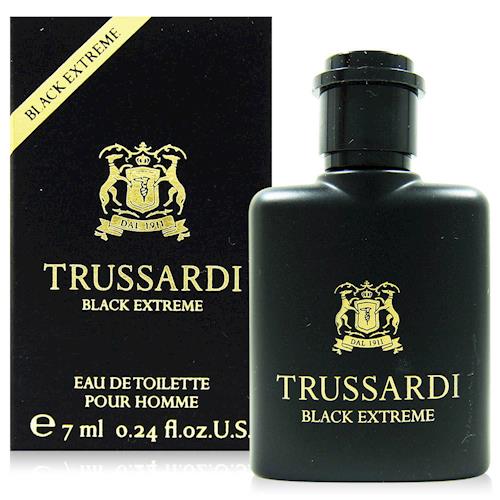 TRUSSARDI Black Extreme 尊爵 男性淡香水 7ml 沾試小香 有盒版 贈專櫃品牌男性盥洗包