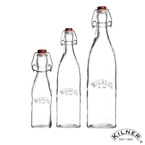 【KILNER】扣式密封玻璃瓶/醬料瓶套組