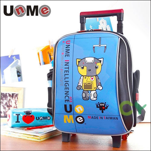 【UnMe】機器人高年級拉桿後背書包（藍色）