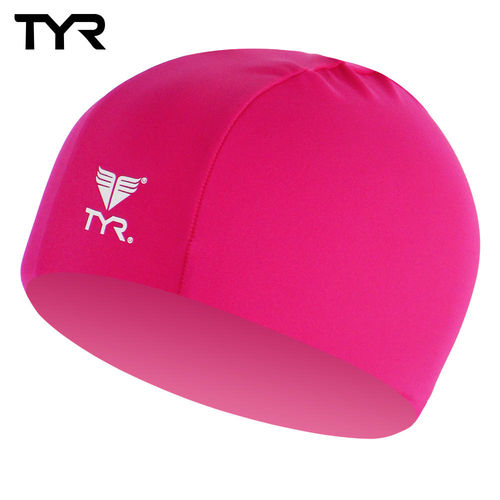 美國TYR 成人萊卡泳帽 Lycra Swim Cap Pink 台灣總代理