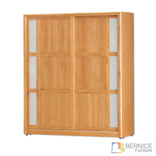 Bernice-艾斯特6尺實木推門/拉門衣櫃
