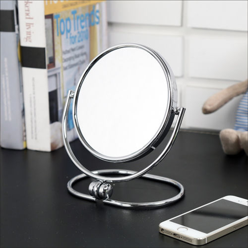 BuyJM 摺疊式2倍放大雙面化妝鏡/桌上鏡