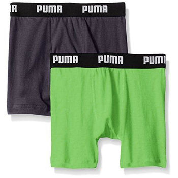 【Puma】2016男孩學生柔軟碳黑綠四角內著混搭2件組(預購)