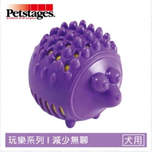 《美國 Petstages》啾啾彈力刺蝟-1203-M (幼/成/老犬) 寵物互動 吸引追逐 狗玩具