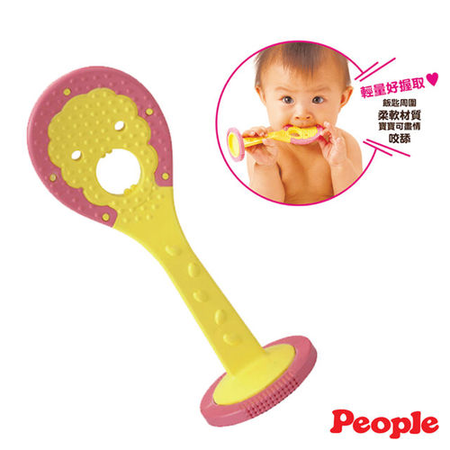 【日本People】寶寶的飯匙咬舔玩具