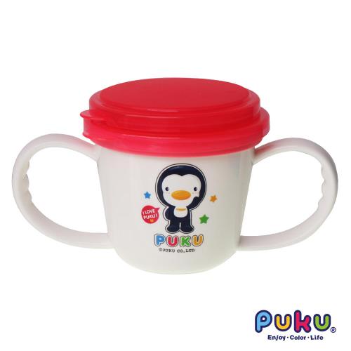 任-PUKU藍色企鵝 - 多功能零食杯(紅色)