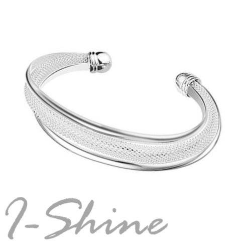 【I-Shine】都會時尚925純銀手環(都會時尚-銀)現貨