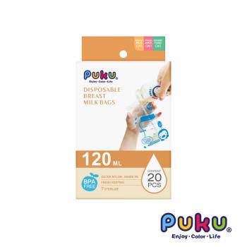 任-【PUKU藍色企鵝】 母乳儲存袋20枚入-120ml