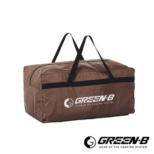 GREEN-B 100L大容量戶外露營裝備收納包 旅行袋 咖啡色