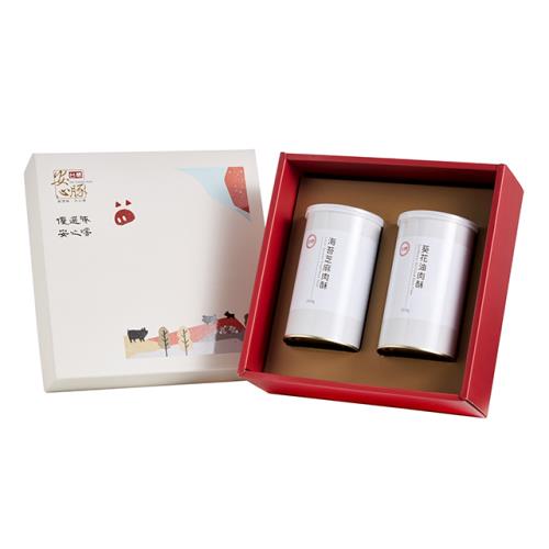 台糖安心豚 幸福滿點禮盒6盒(海苔芝麻肉酥200g+葵花油肉酥200g)