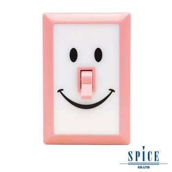 【日本 SPICE】SMILE 桃粉色 微笑開關 LED 燈