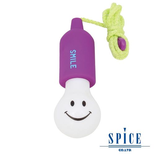【日本 SPICE】SMILE LAMP 紫色 微笑先生 LED 燈泡 吊燈 