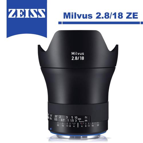 蔡司 Zeiss Milvus 2.818 ZE (公司貨) For Canon