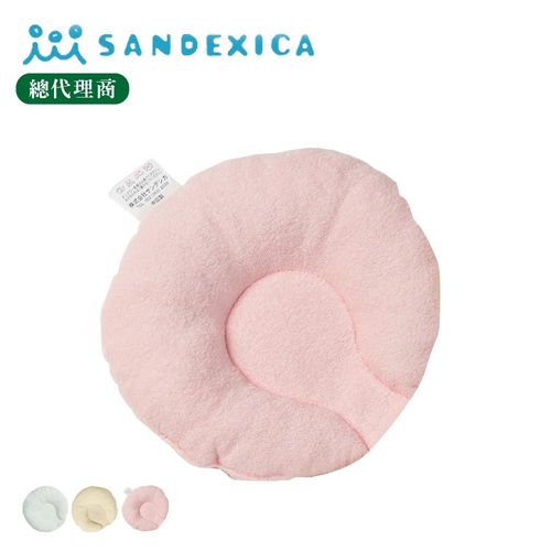 台灣總代理 日本Sandexica護頭型透氣寶寶枕 - 粉