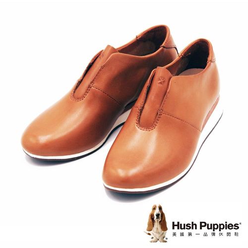 Hush Puppies 多功能都會運動風輕量休閒鞋 女鞋-棕(另有黑)