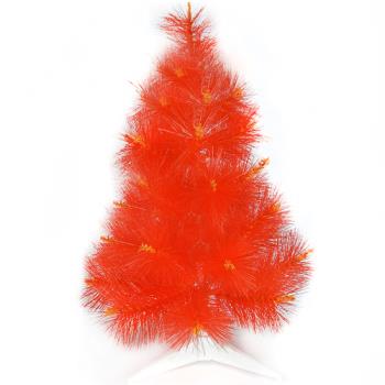台灣製2尺/2呎(60cm)特級紅色松針葉聖誕樹裸樹 (不含飾品)(不含燈) (本島免運費)