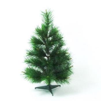 摩達客耶誕★台灣製2尺/2呎(60cm)特級綠色松針葉聖誕樹裸樹 (不含飾品)(不含燈) (本島免運費)