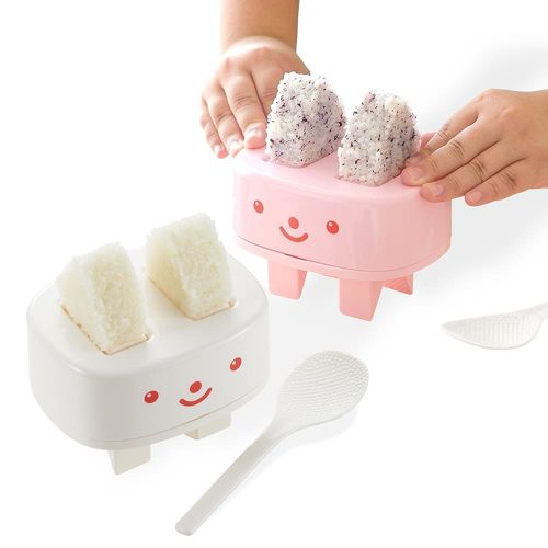 【特惠組】日本製造AKEBONO親子飯糰壓模器(白色+粉紅色)2入裝