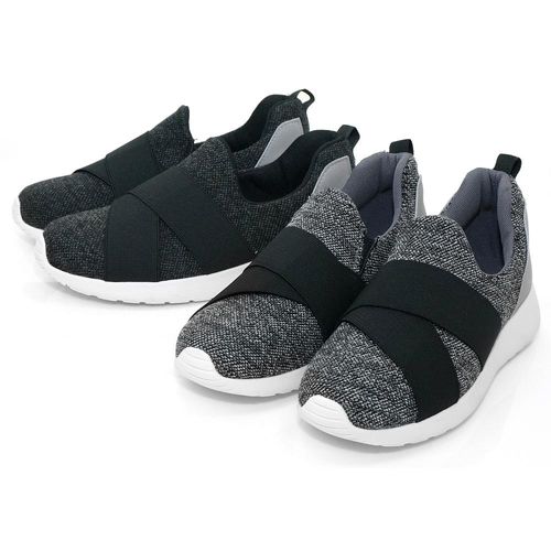 【101大尺碼女鞋】MIT潮流繃帶輕量化太空底情侶鞋♥黑色/灰色♥LKLS-AG