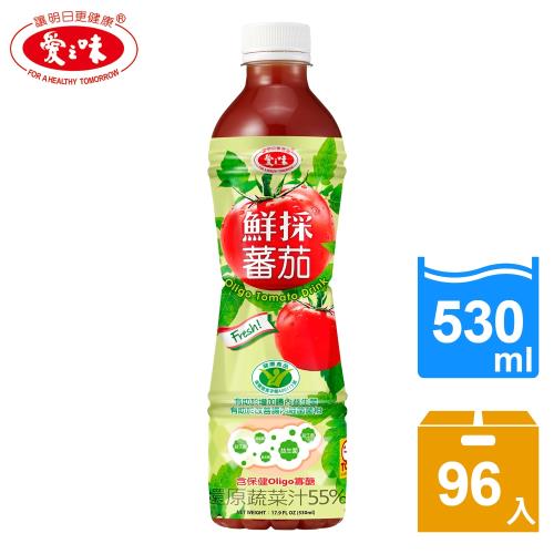 愛之味 鮮採蕃茄汁OLIGO保健4箱組(530ml x24入/箱)