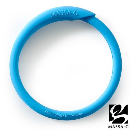MASSA-G 炫彩動感負離子能量手環-藍