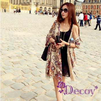 【Decoy】百花盛放＊繽紛棉柔圍巾