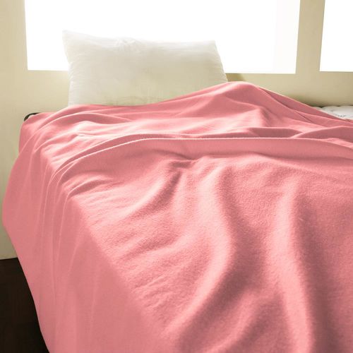【HomeBeauty】輕柔珍珠刷毛絨毯-150x180cm-1入-(粉玫瑰)
