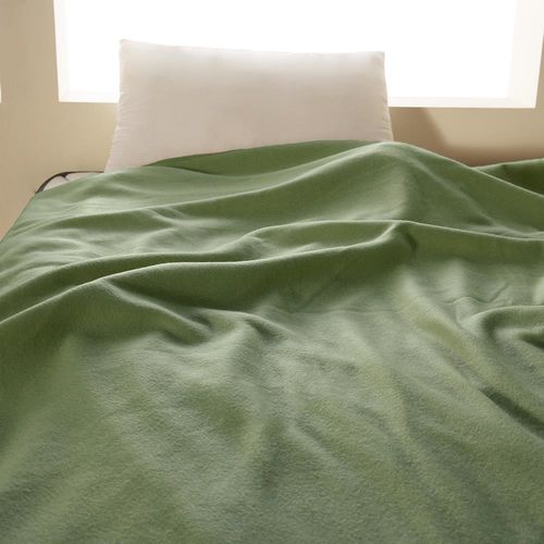 【HomeBeauty】輕柔珍珠刷毛絨毯-150x180cm-1入-(青瓷綠)