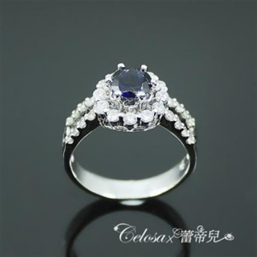 【Celosa珠寶】諾言藍寶戒指