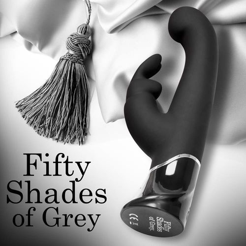 Fifty Shades Of Grey 格雷的五十道陰影 貪心女孩 兔子造型 G點雙震動按摩棒 USB-M網