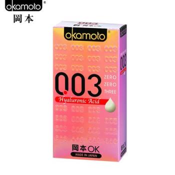 岡本003-HA 玻尿酸極薄保險套(6入裝)