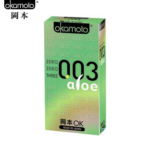 岡本003-ALOE 超潤蘆薈極薄保險套(6入裝)