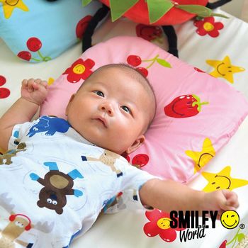 【Smiley World】《微笑寶貝》恆溫水冷凝膠嬰兒凹型枕(8款)