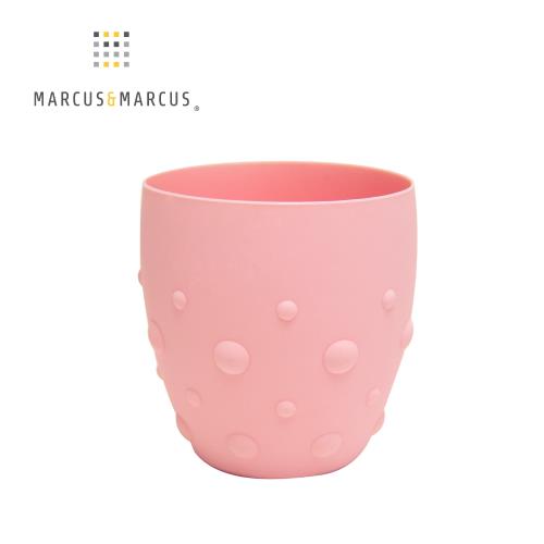 【MARCUS&MARCUS】動物樂園矽膠防滑學習杯-粉紅豬(粉)