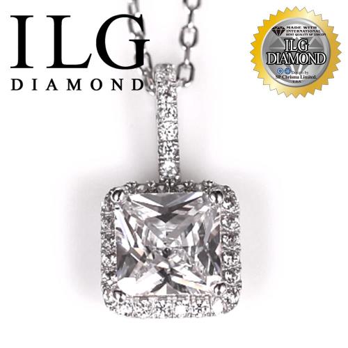 【ILG鑽】頂級八心八箭擬真鑽石項鍊-NC112-堅定情首款  媲美真鑽女朋友最愛