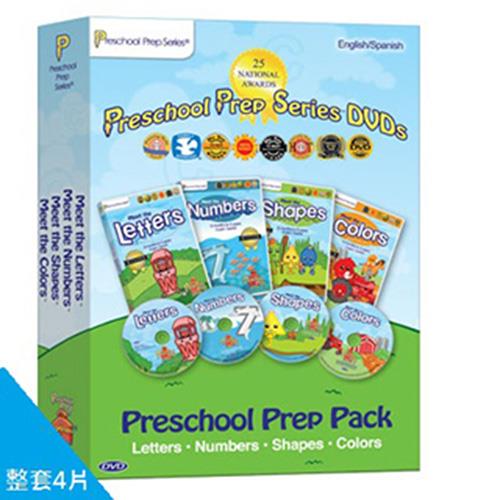【美國PreSchool Prep 】 幼兒美語學習DVD4片基礎版(4片)