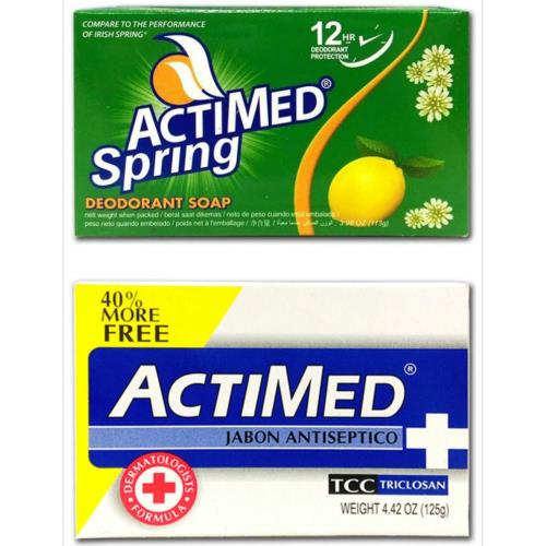 【艾迪美 ACTIMED】香皂(113g)*12潔膚皂(125g)*12共24塊