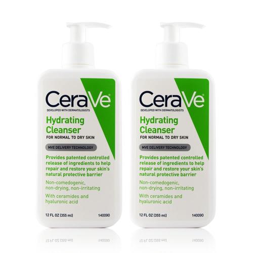 CeraVe 絲若膚 保濕潔膚露 CeraVe Hydrating Cleanser 355ml x 2 (公司貨)