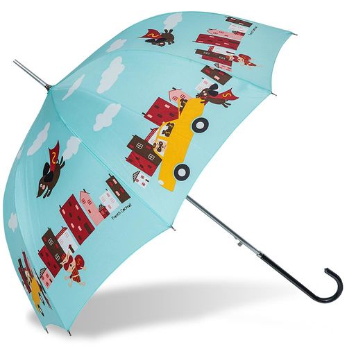 rainstory雨傘-Super dog(綠)抗UV自動開直骨傘
